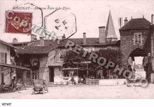 Ville de ROMENAY, carte postale ancienne