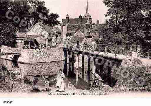 Ville de ROMORANTINLANTHENAY, carte postale ancienne