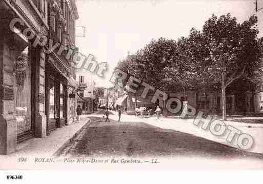 Ville de ROYAN, carte postale ancienne