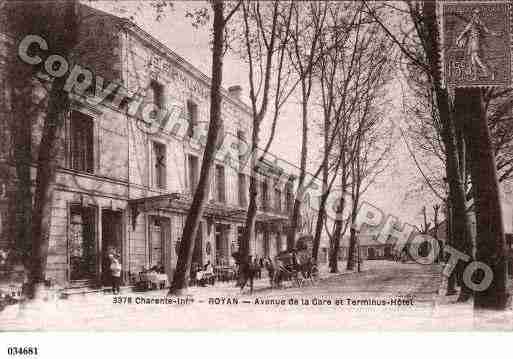Ville de ROYAN, carte postale ancienne