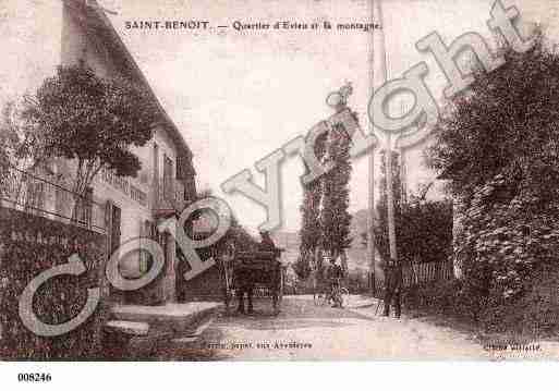 Ville de SAINTBENOIT, carte postale ancienne