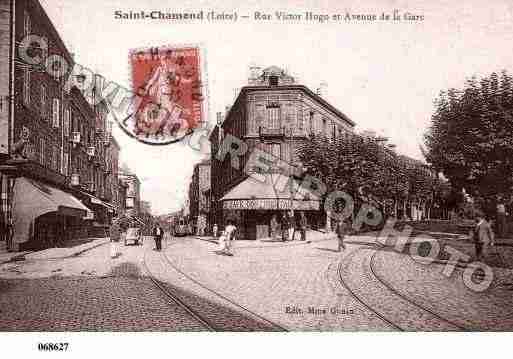 Ville de SAINTCHAMOND, carte postale ancienne