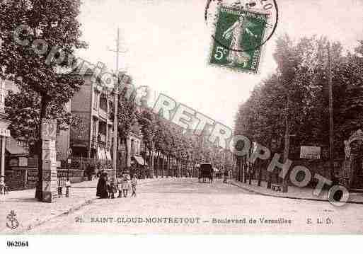 Ville de SAINTCLOUD, carte postale ancienne