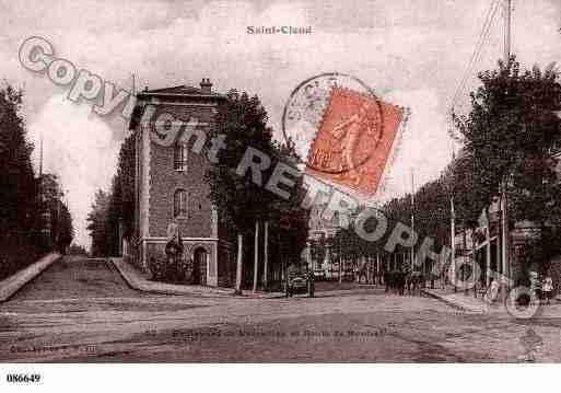 Ville de SAINTCLOUD, carte postale ancienne