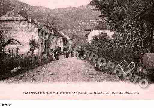 Ville de SAINTJEANDECHEVELU, carte postale ancienne