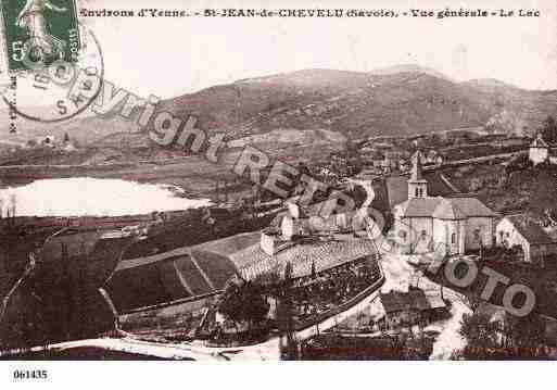 Ville de SAINTJEANDECHEVELU, carte postale ancienne