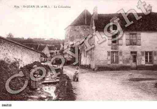 Ville de SAINTJEANLESDEUXJUMEAUX, carte postale ancienne