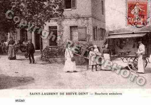 Ville de SAINTLAURENTDEBREVEDENT, carte postale ancienne