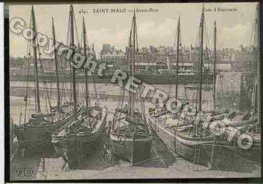 Ville de SAINTMALO, carte postale ancienne