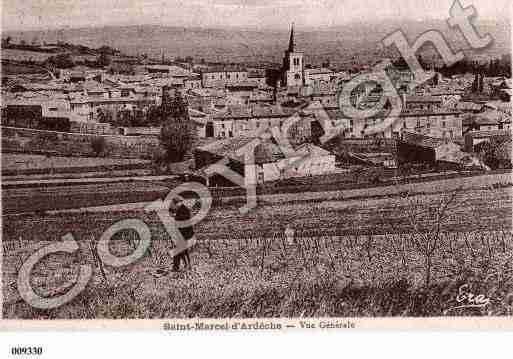 Ville de SAINTMARCELD'ARDECHE, carte postale ancienne