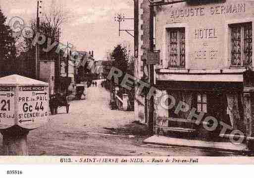 Ville de SAINTPIERREDESNIDS, carte postale ancienne