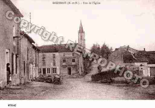 Ville de SAIZERAIS, carte postale ancienne