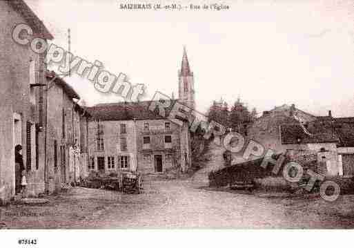 Ville de SAIZERAIS, carte postale ancienne