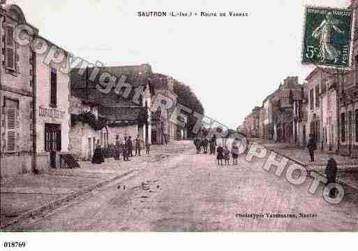 Ville de SAUTRON, carte postale ancienne