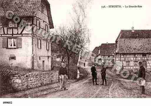 Ville de STRUETH, carte postale ancienne