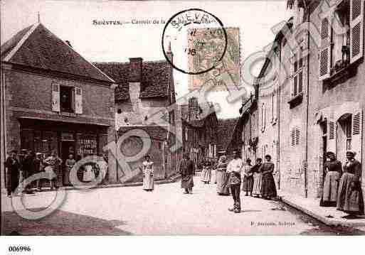 Ville de SUEVRES, carte postale ancienne