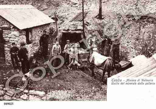 Ville de TENDE, carte postale ancienne