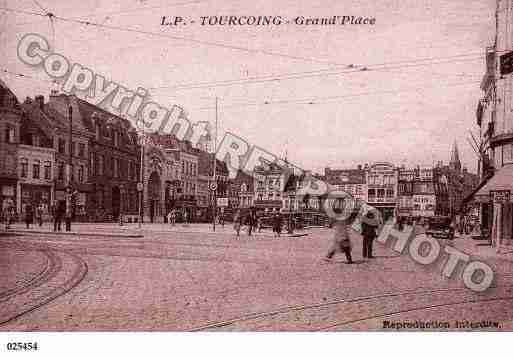 Ville de TOURCOING, carte postale ancienne