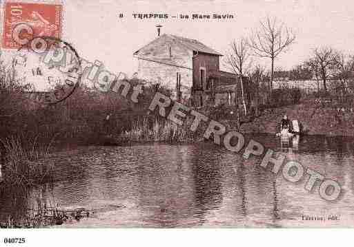 Ville de TRAPPES, carte postale ancienne