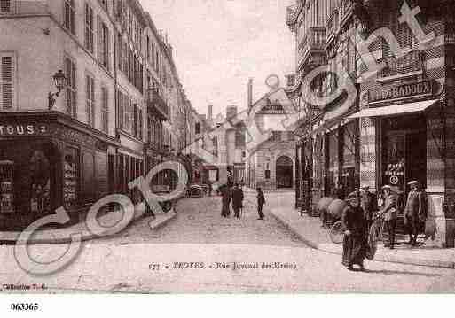 Ville de TROYES, carte postale ancienne