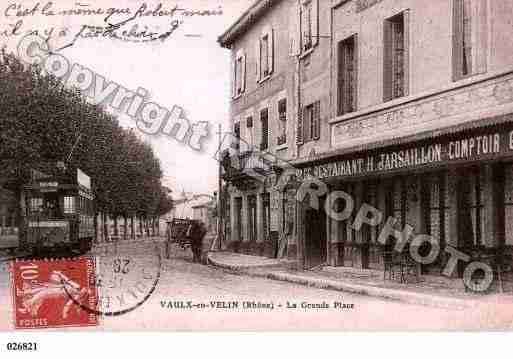 Ville de VAULXENVELIN, carte postale ancienne