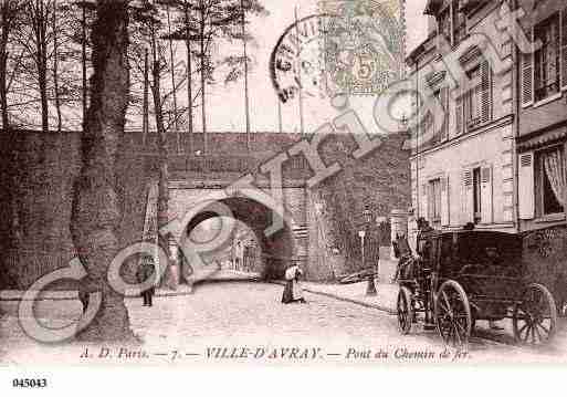 Ville de VILLED\'AVRAY, carte postale ancienne