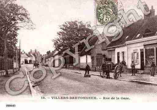 Ville de VILLERSBRETONNEUX, carte postale ancienne