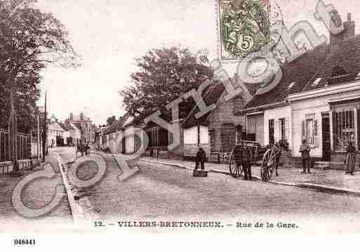 Ville de VILLERSBRETONNEUX, carte postale ancienne