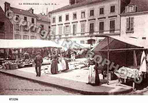 Ville de ALENCON, carte postale ancienne