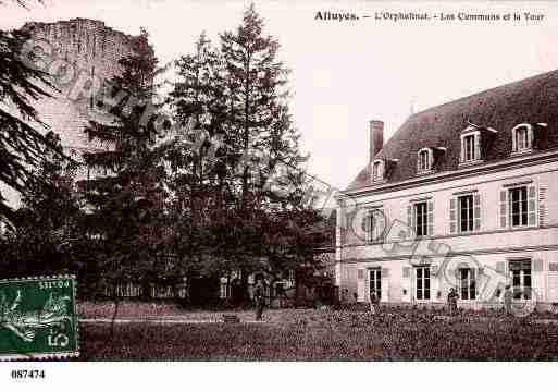 Ville de ALLUYES, carte postale ancienne