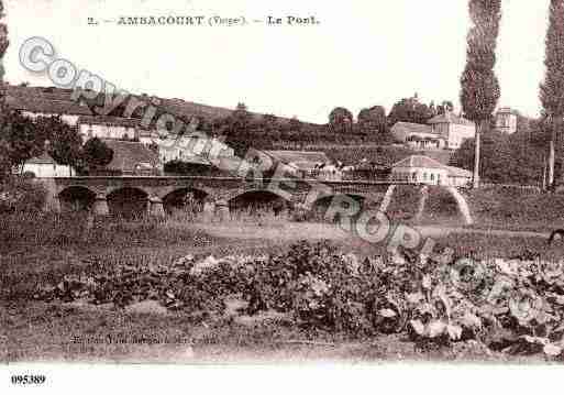 Ville de AMBACOURT, carte postale ancienne