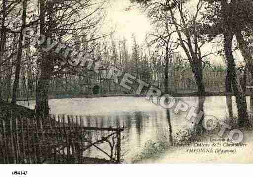 Ville de AMPOIGNE, carte postale ancienne