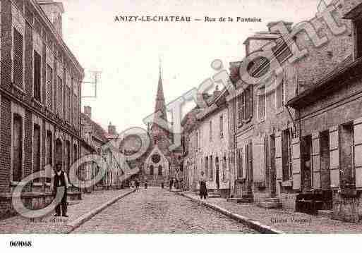 Ville de ANIZYLECHATEAU, carte postale ancienne