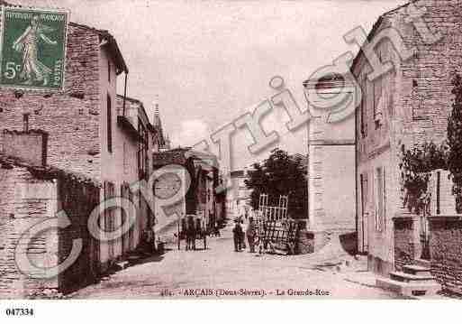 Ville de ARCAIS, carte postale ancienne