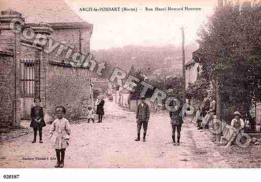 Ville de ARCISLEPONSART, carte postale ancienne