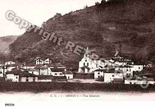 Ville de ARNEGUY, carte postale ancienne