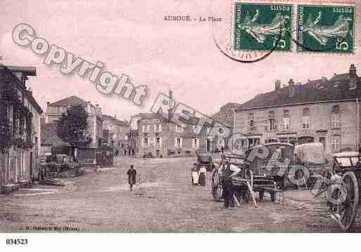 Ville de AUBOUE, carte postale ancienne