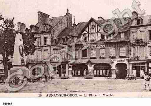 Ville de AUNAYSURODON, carte postale ancienne