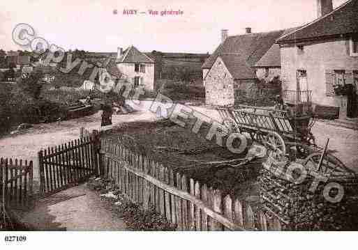 Ville de AUXY, carte postale ancienne