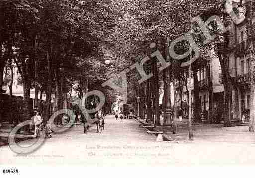 Ville de BAGNERESDELUCHON, carte postale ancienne