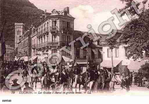Ville de BAGNERESDELUCHON, carte postale ancienne