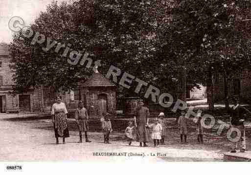 Ville de BEAUSEMBLANT, carte postale ancienne