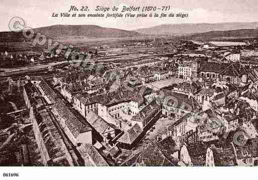 Ville de BELFORT, carte postale ancienne