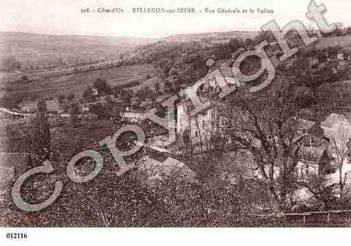 Ville de BELLENODSURSEINE, carte postale ancienne