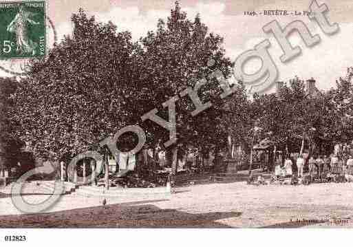 Ville de BETETE, carte postale ancienne