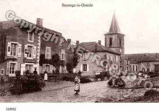 Ville de BEZANGELAGRANDE, carte postale ancienne