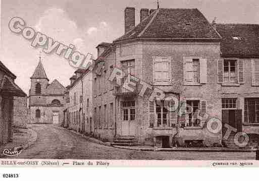 Ville de BILLYSUROISY, carte postale ancienne