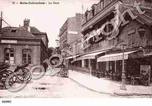 Ville de BOISCOLOMBES, carte postale ancienne