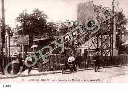 Ville de BOISCOLOMBES, carte postale ancienne