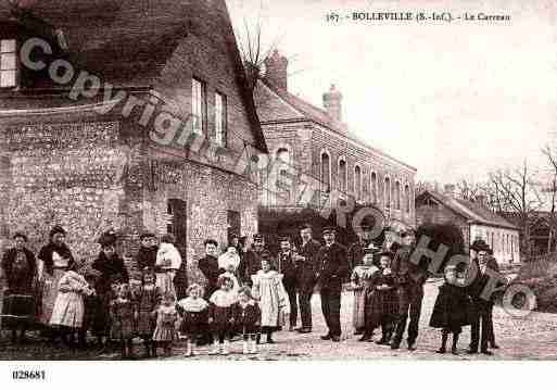 Ville de BOLLEVILLE, carte postale ancienne